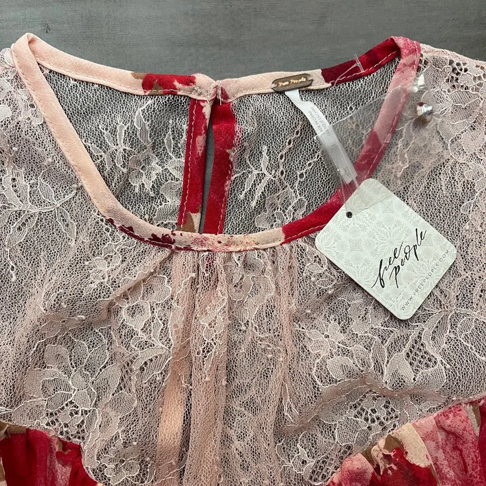 NWT Free people Daphne Blouse